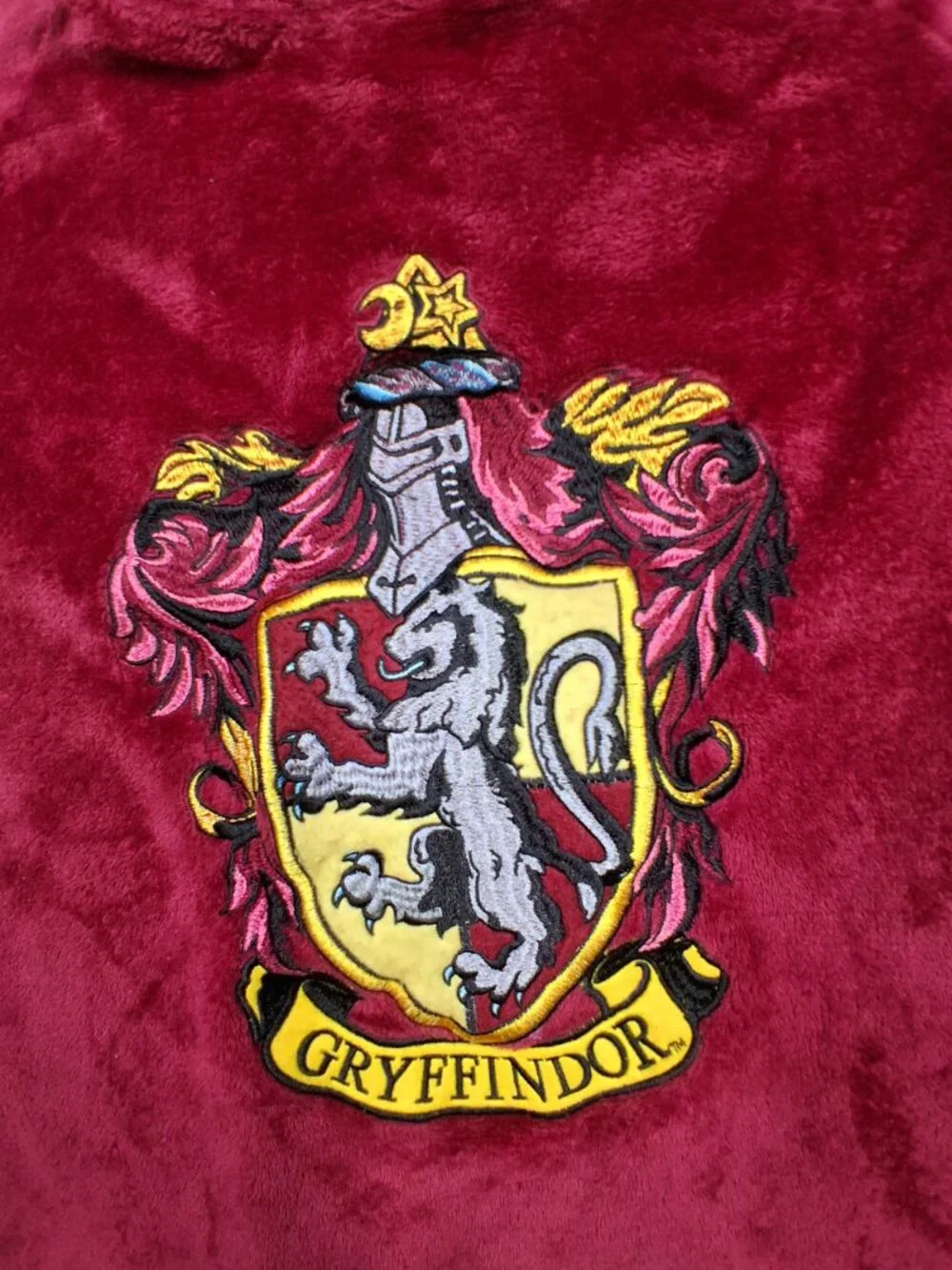 Harry Potter girls night gown size 14/16 burgundy  good condition